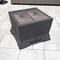 Blue Sky Outdoor Living 22'' Square Peak Patio Smokeless Fire Pit with Spark Screen and Screen Lift SFP22SQ-BC - alternate 3
